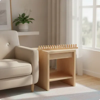 Dolity Modular Weaving Loom with Pegs Sturdy Wooden Weaving Loom Long-Lasting Knitting Board Lightweight for Beginners