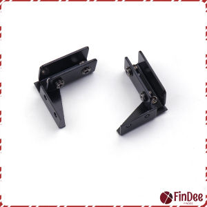FinDee บานพับประตูกระจก ฮาร์ดแวร์เฟอร์นิเจอร์ บานพับกระจกประตูเดียว Cabinets Glass Door Hinges