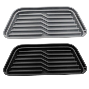 Silicone Plate Refrigerator Drip Catcher for Water Tray Efficient Absorbent Fridge Mat Kitchen Appliance Accessories