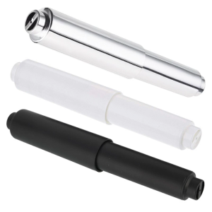 3Pcs Spring Loaded Toilet Paper Roller Rod Plastic Tissue Rollers for Most Tissue Dispensers Bathroom Accessory