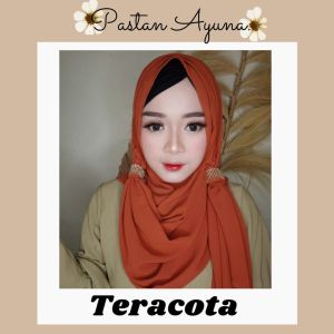 Pastan Ayuna Zaura Hijab Bahan Ceruty Babydoll Instan Free Accecories
