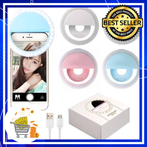 KEDAIREJEKI Selfie Ring Light LED / Lampu Selfie Bulat untuk HP Flash Charm Eyes Cincin [4WARNA] BESTQUALITY