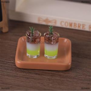 [COD] Homein 2 PCS Bag Miniature Toy Ice Drinks Micro Landscape Ornaments Dollhouse Toys Accessories Doll House Kitchen Decoration Kids Gifts