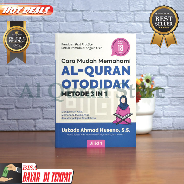 ORIGINAL Buku Cara Mudah Memahani Al Quran Otodidak (Metode 3 In 1 ...