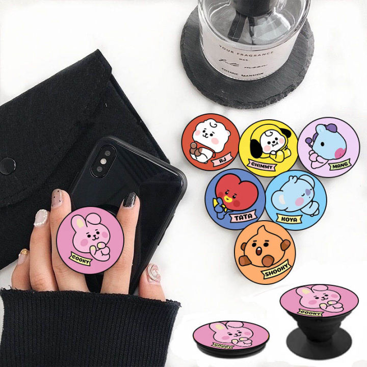 Popsocket Handphone [P09] BT 21 Popsocket bt21 Popsocket Lucu