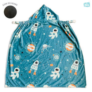 GUGUGAGA - Selimut On the Go Bayi - Printed Travel Blanket Motif | 4 in 1 Blanket