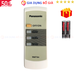 Remote điều khiển quạt treo tường Panasonic Mã 02 điều khiển quạt panasonic - Tặng kèm pin - GDBG