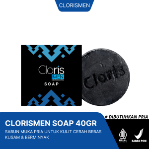 Clorismen Soap 40 Gram - Sabun Muka Pria Untuk Kulit Cerah Bebas Kusam & Jerawat