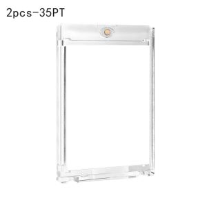 35PT Magnet Magnetic Card Holder Case 2pcs Tcg Sport Kpop Photocard Pokemon Mtg Acrylic Card Slab