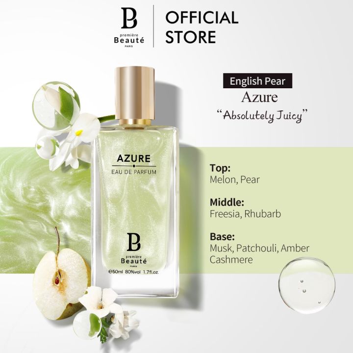 Premiere Beaute perfume Azure-English Pear EAU DE PARFUM 15ml/50ml