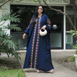 Kaftan Soleha Premium Rayon Super Jumbo Busui Dress Nyaman Panjang Tebal