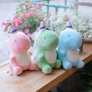 Super Soft Cute Dinosaur Plush Doll Cartoon Stuffed Animal Dinosaur Toy Children Baby Hug Doll Sleep Pillow