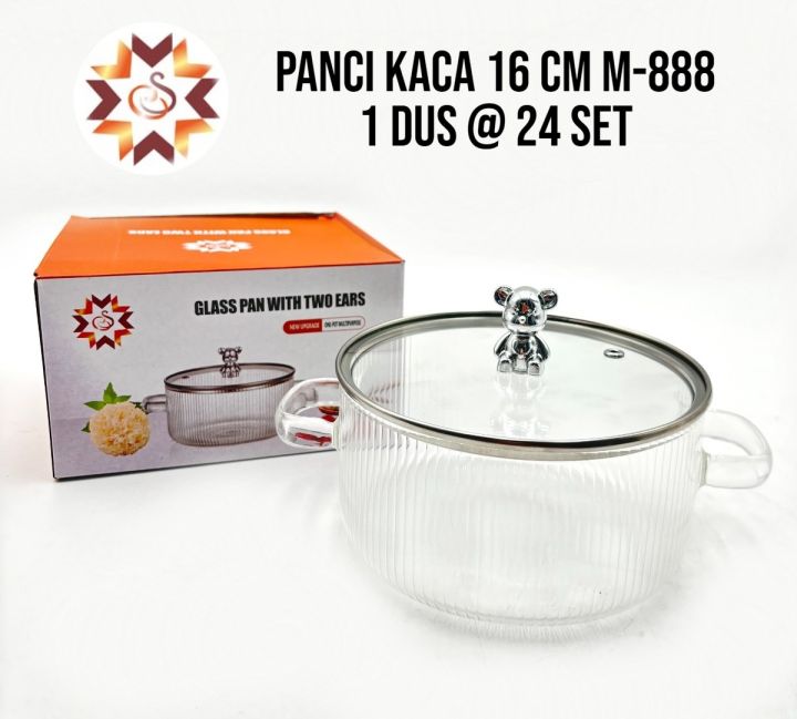 HATAYASHOP-PANCI KACA ANTI API/ PANCI KUAT/PANCI ELEGAN /Panci Kaca Tebal Premium Panci Soup Tahan Panas High Quality / PANCI MASAK KACA / PANCI KACA MASAK TRANSPARAN / POT PANCI MASAK/ Panci Kaca Glass Cooking Pot Borosilicate Tahan Panas/ PANCI REBUS