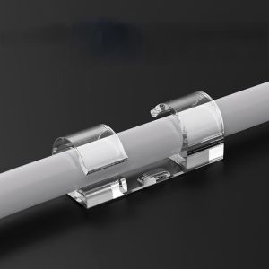 40pcs Set No-drill Cable Manager Clip Non-marking Wire Storage Clips Attached To Wall Secure Self-adhesive Wire Snap Network Cable Trace Clip Tool