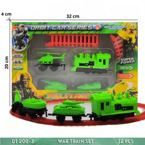 Mainan Kereta Jalur Kereta Api Track Trek Lintasan Rel Set Mainan Anak Kereta-keretaan Perang & konstruksi war train & construction train