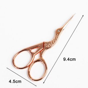 YANDUN Stork Stainless Steel Nail Art Bird Embroidery Cutters Tailor Shears Sewing Tool