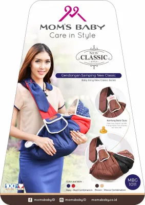 Moms Baby Gendongan Bayi Samping New Classic Series MBG1011