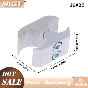 SDJZT 1ชิ้นอุปกรณ์เสริมสำหรับรถเข็นรถเข็นคลิปหนีบท่ออุปกรณ์เสริมสำหรับรถเข็นคนพิการเฟรมเชื่อมโยงชิ้นส่วนอลูมิเนียมอัลลอยทั้งหมด