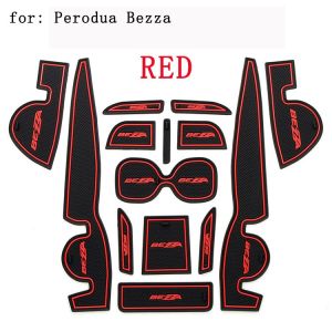 Perodua Bezza Slot Mat Car Rubber Mat Car Slot Mat Anti Slip Inner Mat Cup Holder Mat Pad Drink Holder Pad Mat Car Door Panel Mat Car Storage Mat Car Dashboard Anti Slip Mat Door Slot Pad Bezza