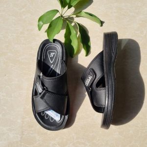 Asia Mens Comfort Slides Leather Sandals - Casual Beach Style