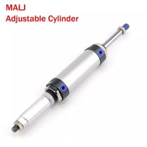 MALJ Series Pneumatic Cylinder Stroke Adjustable Small Cylinders MALJ16/20/25/32/40X25*50X75X100X125X150X200-50