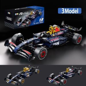 1:8 Building Block Toys F1 Red Bull Racing Car Model Car Birthday Gift for Kids Adults Collectibles