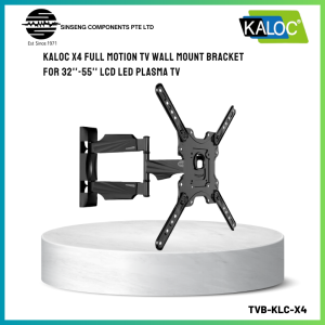 KALOC X4 Full Motion TV Wall Mount Bracket Multi Angle Swivel And Rotated TV Bracket Stand for 32-60 TV (MODEL:TVB-KLC-X4)