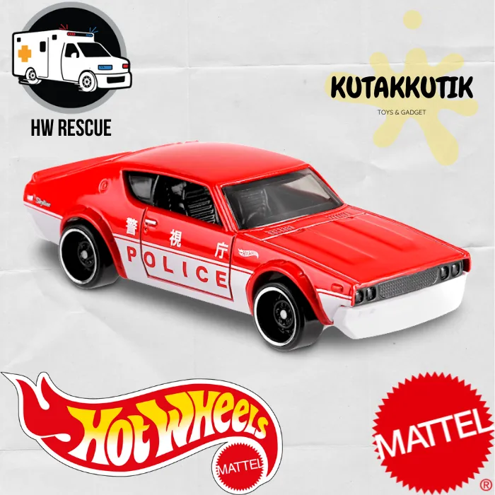 Hot wheels hot sale nissan skyline police