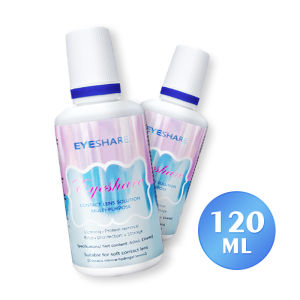 EYESHARE SOLUTION 120ML Yearly น้ำยาดูแลคอนแทคเลนส์✨ทำความสะอาดเลนส์