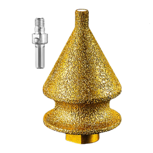 Braze Welded Stone Chamfering Tool 4 in 1 Hole Enlarger Carbides Beveling Chamfer Bit for Ceramic High Drilling