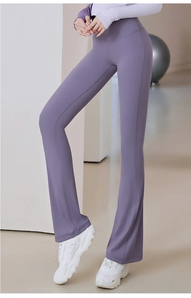 High Waist Flare Leggings Women 2023 Free Size Yoga Pants High Waist Wide  Leg Pants Women Gym Sports Flared Pant Dance Trousers