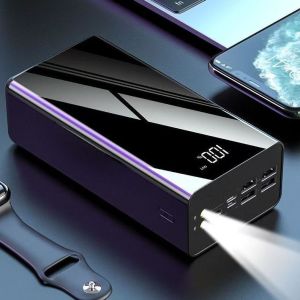 Sạc dự phòng dung lượng lớn 50000mah trữ pin nhiều có đèn pin màn hình led hiện thị phần trăm pin