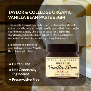 Taylor & Colledge | Organic Vanilla Bean Extract Vanilla Bean Paste | Ekstrak Vanila Pes Vanila Perisa Vanila