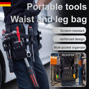 Portable Multifunctional Toolkit Waist and Leg Bag Repair Toolkit Multifunctional Repair Waist Bag