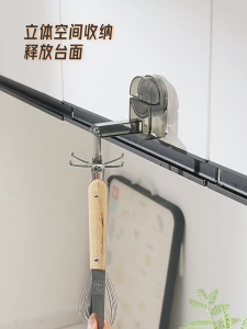 Multifunctional Suction Hooks 360 Degree Swivels Design Hangers for Hanging Towels Kitchen Tool and Bathroom Items