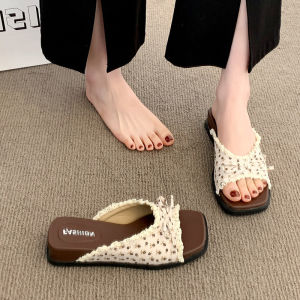 Free Shipping Thick-Soled Slip-On Sandals For Women 2026 New Spring/Summer Collection Versatile Sandals That Can Be Paired With Dresses