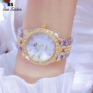 BS Bee Sister Đồng Hồ Nữ Thời Trang Giảm Giá Hấp Dẫn 1708 Đồng Hồ Thạch Anh Chống Nước Hình Bầu Dục Dây Thép Không Gỉ Thường Ngày Đồng Hồ Đeo Tay Nữ Đính Đá Kim Cương Thanh Lịch Quà Tặng Cho Nữ