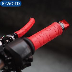 E-WOITD 2 cặp phổ xử lý Grip Bìa bảo vệ chống trượt thanh cao su xe máy handlebar Grip Silicone tay áo ly hợp đòn bẩy Bìa