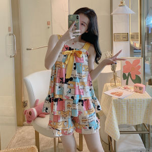 Áo Hai Dây Nữ Mới Mùa Hè Bộ Đồ Ngủ Dễ Thương Ngọt Ngào Thời Trang Lỏng Nightclothes