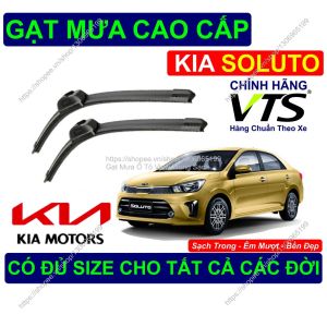 Gạt Mưa Bền Đẹp Kính Lái KIA SOLUTO Cặp Gạt Mưa Kính Lái KIA SOLUTO Có Đủ Size Cho Các Đời Xe KIA SOLUTO