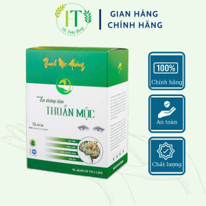 Trà dưỡng tâm thuần mộc Thanh Mộc Hương hỗ trợ ngủ ngon ổn định huyết áp 1 hộp 25 gói