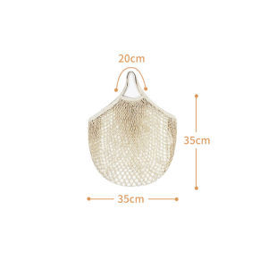 Portable Storage Net Bag Cotton Shopping Fruits and Vegetables Mesh Bag  Portable Folding Cotton Storage Net Bag