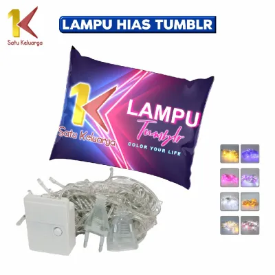 Satu Keluarga Lampu Tumblr C17 Tumblr Light Led 10 Mtr Opp Lampu Hias Dekorasi Kamar Hiasan Natal C199
