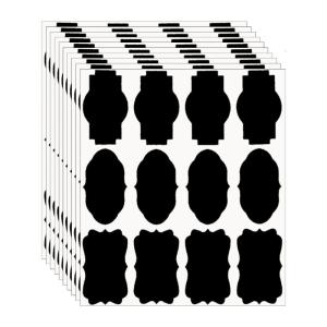 Fancy Shape Kraft Bottle Labels 120PCS Essential Bottle Labels for Canning Storage Box and Christmas Gift Wrapping