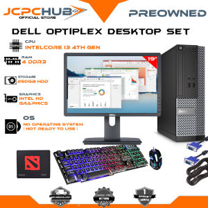 COMPLETE DESKTOP PACKAGE Dell HP Lenovo Intel i3 i5 2nd 3rd 4th Gen Student Office Work From Home Bundle REFURBISHED