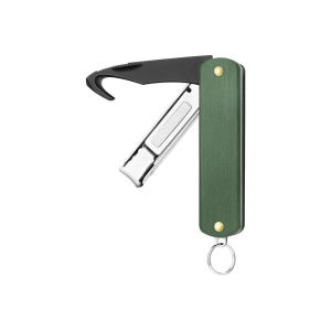 NexTool Multi Functional Nail Clipper Green Aluminium 10-year warranty
