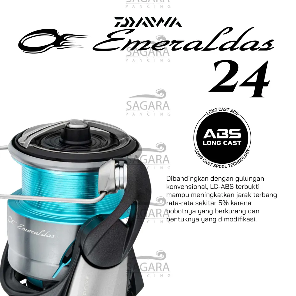 Reel Daiwa Emeraldas X LT Double Handle Reel Pancing Cumi Reel