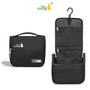 SEA CHOICE Travel Toiletry Bag Waterproof Toiletry Bag for Women and Men with Hanging Hook for Organizing Personal Items and Accessories