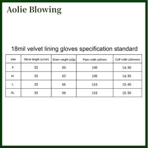 Aolie ถุงมือไนไตรล์หนา1คู่-สารเคมี ถุงมือแขนยาวกันน้ำทนกรดสำหรับทำสวนงานพ่นสีไม่ใส่ยาง