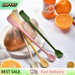 SHPYHT 1Pcs Silicone Spatula Heat Resistant Long Handle Dual-Ended Scraper With Spoon Jam Spatulas Kitchen Gadget Kitchen Accessories